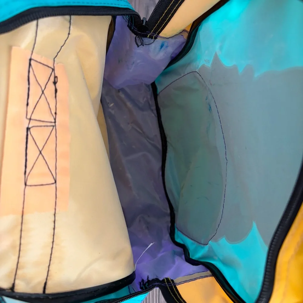 VINTAGE KIDS WINNIE THE POOH PIGLET BOOK BAG BACKPACK SMALL 12”X9” - Picture 9 of 9